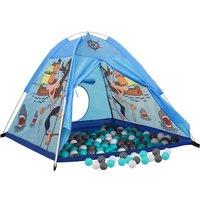 Berkfield Home Children Play Tent with 250 Balls Blue 120x120x90 cm | Size: 120 x 120 x 90 cm