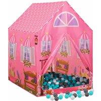Berkfield Home Children Play Tent with 250 Balls Pink 69x94x104 cm | Size: 69 x 94 x 104 cm