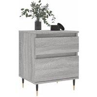 Berkfield Home Modern Bedside Cabinets 2 pcs Grey Sonoma 40x35x50 cm Engineered Wood | Size: 40 x 35 x 50 cm