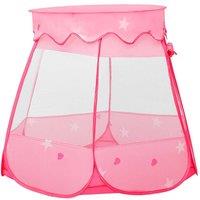 Berkfield Home Durable Children Play Tent with 250 Balls Pink 102x102x82 cm | Size: 102 x 102 x 82 cm