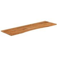 Berkfield Home Beautiful Desk Top 140x50x2.5 cm Rectangular Solid Wood Acacia in Brown