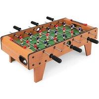Gymax 27 Wooden Football Table Top Football Soccer Toy Set Party Game in Green