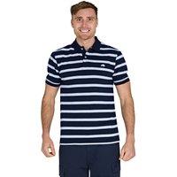 Raging Bull Men's Classic Triple Stripe Birdseye Polo in Navy | Size: 6XL