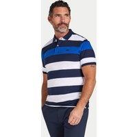 Raging Bull Men's Classic Jersey Contrast Panel Polo in Navy | Size: 6XL