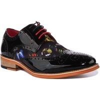 JUSTINREESS ENGLAND Men's 'Julius' Leather Shoes in Black | Size: 10