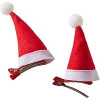 tectake Set Of 2 Santa Hat Hairclips