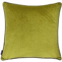 Furn Meridian Velvet Piped Cushion in Gold | Size: 55 cm x 55 cm