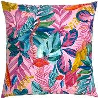 Furn Psychedelic Jungle Polyester Filled Outdoor Cushion | Size: 43 cm x 43 cm