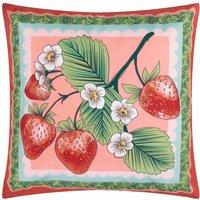 Furn Anemone Strawberries Floral Outdoor Cushion