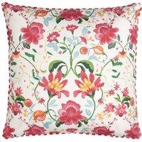 Wylder Claudia Floral Water-Resistant Outdoor Cushion in Red