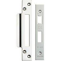 Loops Forend Strike & Fixing Pack Suitable for Sashlocks Bright Stainless Steel in Metallics