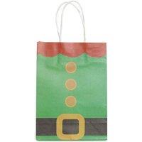 ILFD Group Ltd Elf Suit Christmas Bags | Size: 6 Pack