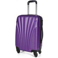 Tanness 35L Hard Shell Cabin Suitcase - 55cm Carry On Luggage - Purple