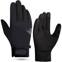 VOGREX S Winter Gloves Waterproof Thermal Touch Screen in Black