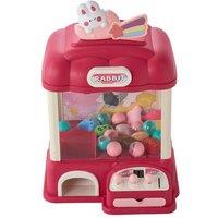 Living and Home Adorable Rabbit Kids Clip Claw Machine in Pink | Size: Large