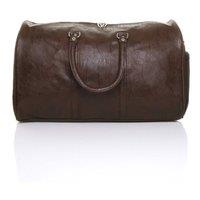 AJVANI Men's Holiday Gym Large Holdall Bag in Brown