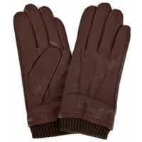 Eastern Counties Leather Men's Rib Cuff Gloves in Brown | Size: Small