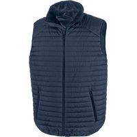 Result Men's Contrast Mid Blue Gilet in Dark Navy | Size: XS