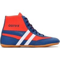 QUIVE Men's Kabaddi High Top Pro Wrestling Shoes in Red | Size: 11
