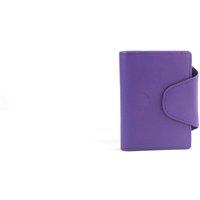 Eastern Counties Leather Men's Harmony Leather Card Holder in Violet