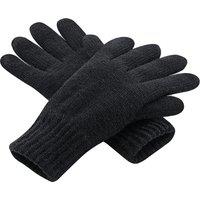 Beechfield Men's Classic Thinsulate Gloves in Black | Size: S/M