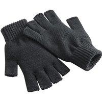 Beechfield Men's Fingerless Gloves in Black | Size: Large/XL