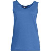 Lands' End Women's Cotton Vest Top in Blue | Size: 20