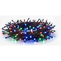 Pegdev LED Cluster Lights RGB With Flash Black Cable Connectable Outdoor 5m