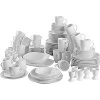 tectake Dinner Set Salerno in White