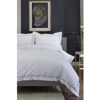 The Lyndon Company Boutique Hotel Hampstead 200 Thread Count Cotton Duvet Cover Set in Silver | Size: Double