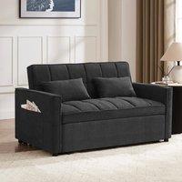 Home Detail Harry Pull-Out Sofa Bed in Charcoal