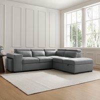 Home Detail Scarlett Right-Hand Corner Sofa With Storage in Grey
