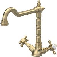 Balterley Traditional French Classic Kitchen Sink Mono Mixer Tap in Metallics