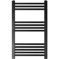 Balterley Straight Heated Towel Rail Radiator, 239W, 500 x 800mm, Anthracite in Grey