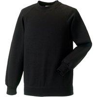 Jerzees Schoolwear Jerzees Schoolgear Raglan Sleeve Sweatshirt Pack of 2 in Black | Size: 3-4 Years