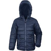 Result Core Padded Jacket in Mid Navy | Size: 7-8 Years