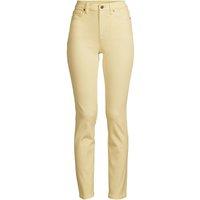 Lands' End Women's Petite Slim Leg Ankle Jeans, High Waisted in Yellow | Size: 20
