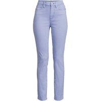 Lands' End Women's Petite Slim Leg Ankle Jeans, High Waisted in Purple | Size: 20