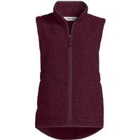 Lands' End Women's Borg Gilet in Burgundy | Size: 20