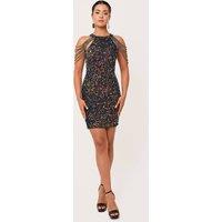 LuvForever Fashion Women's Aurora - Multicoloured Sequin Mini Dress | Size: 10