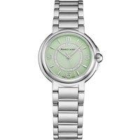 Maurice Lacroix Women's 'Fiaba' Green Dial Stainless Steel Bracelet Quartz Watch in Silver