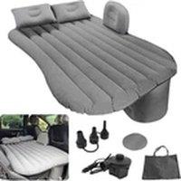 EONLION Inflatable Car Air Bed Back Rear Seat Rest Foldable Mattress in Grey