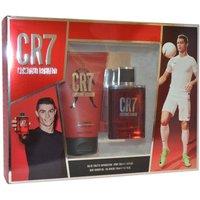 Cristiano Ronaldo Men's CR7 Eau de Toilette Spray 30ml Body Shower Gel 150ml in White | Size: 180ml