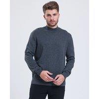 Alse Studio Men's Turtleneck Jumper 100% Cotton Premium Quality in Grey | Size: Small