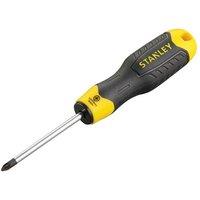 Stanley Cushion Grip Screwdriver Pozidriv Tip Pz1 X 75Mm in Yellow