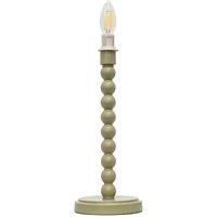 First Choice Lighting Bobbin - Sage Green Table Lamp Base