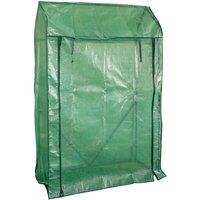 Samuel Alexander 1.55m x 1m Outdoor Greenhouse with Steel Frame & Protective PE Cover in Green
