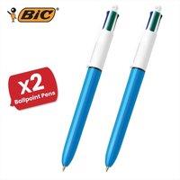 Bic 4-Colours Original Medium Ballpoint Pen 1.0mm Tip - Pack of 2