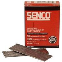SENCO 16 Gauge Galvanised Straight Brad Nails in Metallic Silver