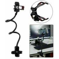 VOGREX Black Flexible Arm Mobile Phone Holder Clamp